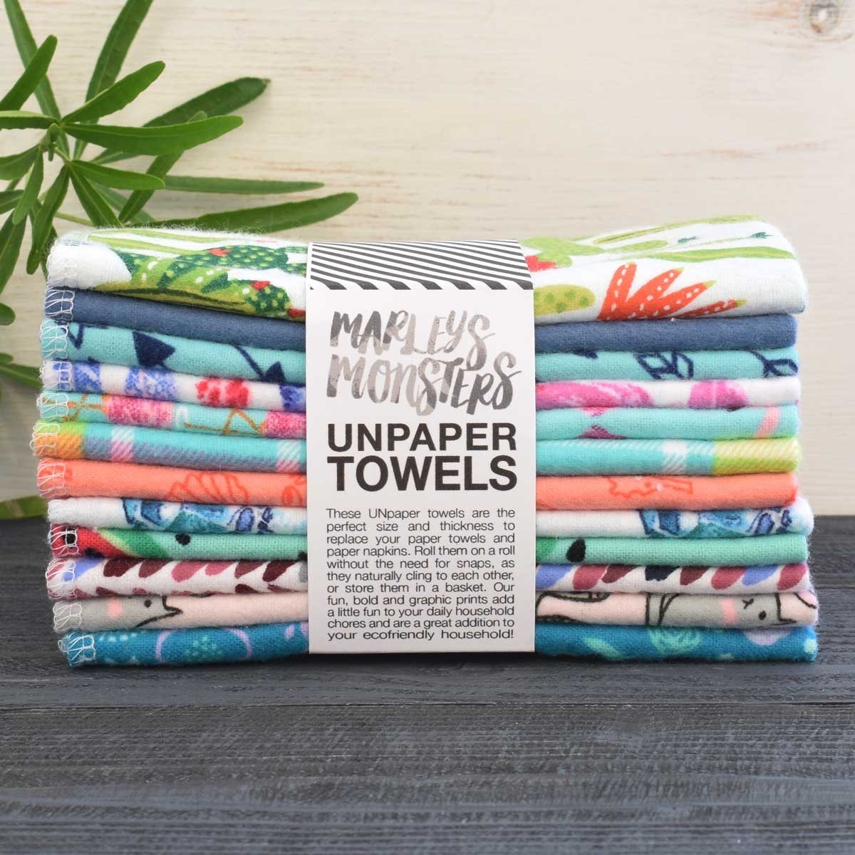 marleys monsters unpaper towels