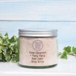 rose geranium bath salt