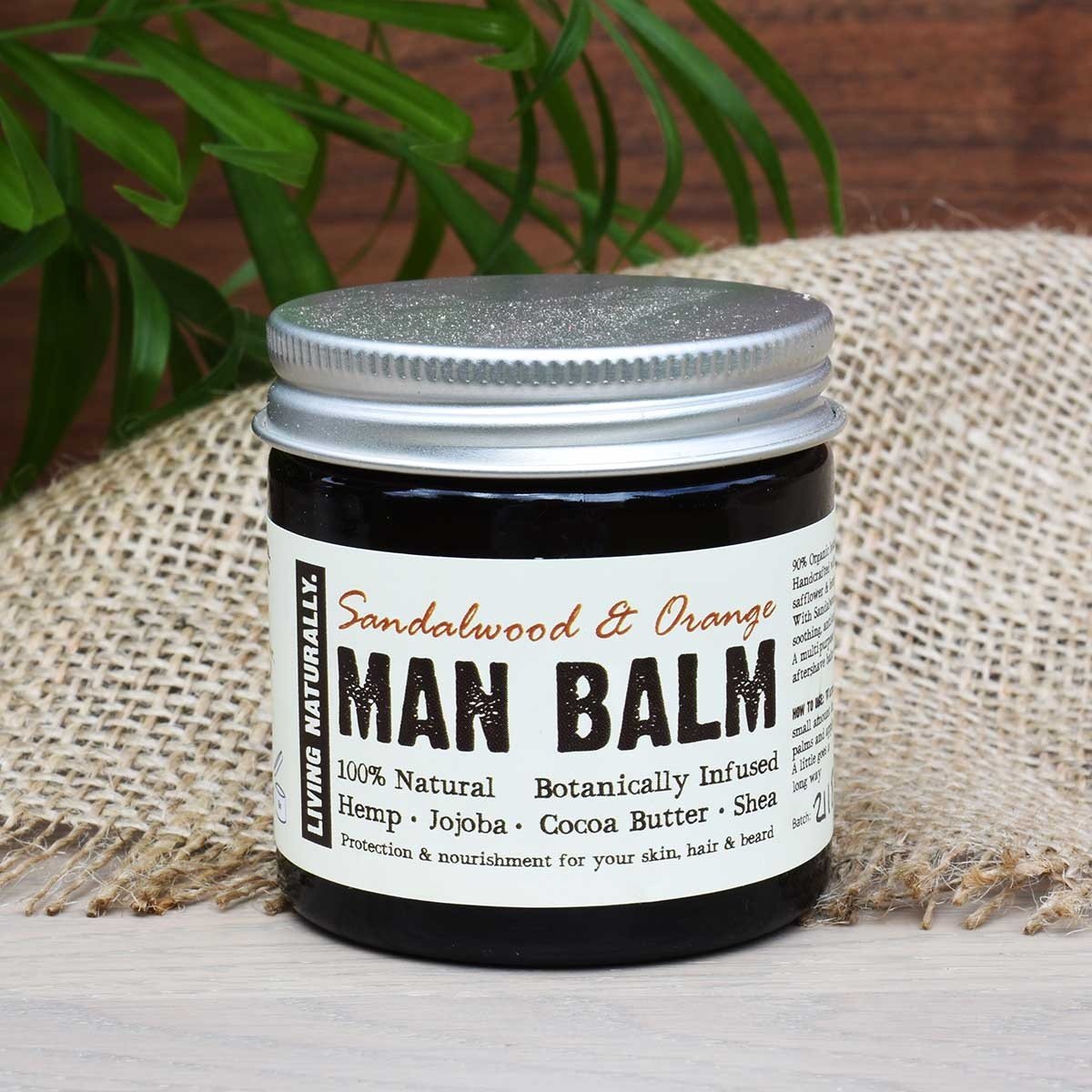 sandalwood and orange man balm moisturiser