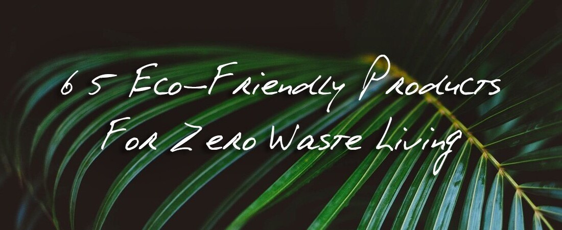 65 eco friendly products blog banner