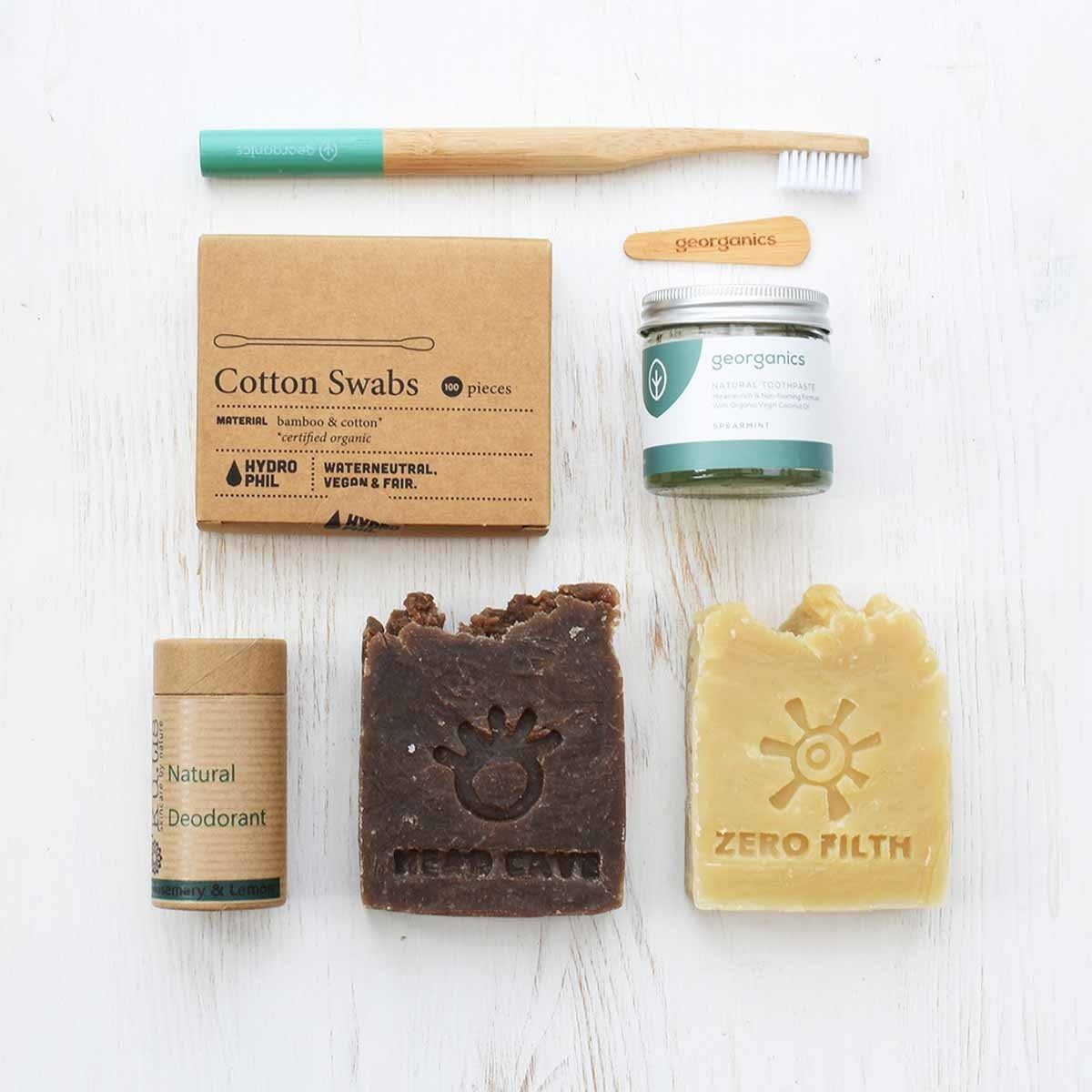 womens complete eco friendly bathroom essentials kit