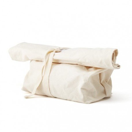 reusable bread bag rolled up