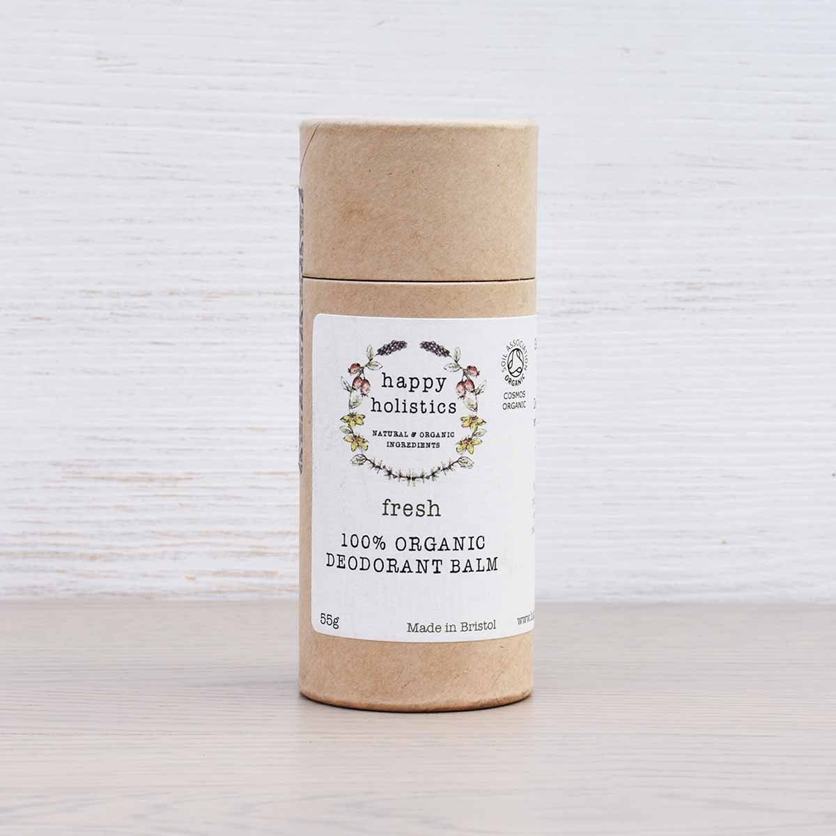 organic natural deodorant fresh happy holistics 55g