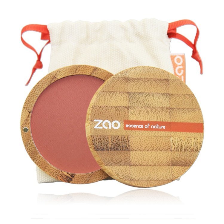 zao bamboo compact blush brown pink 322