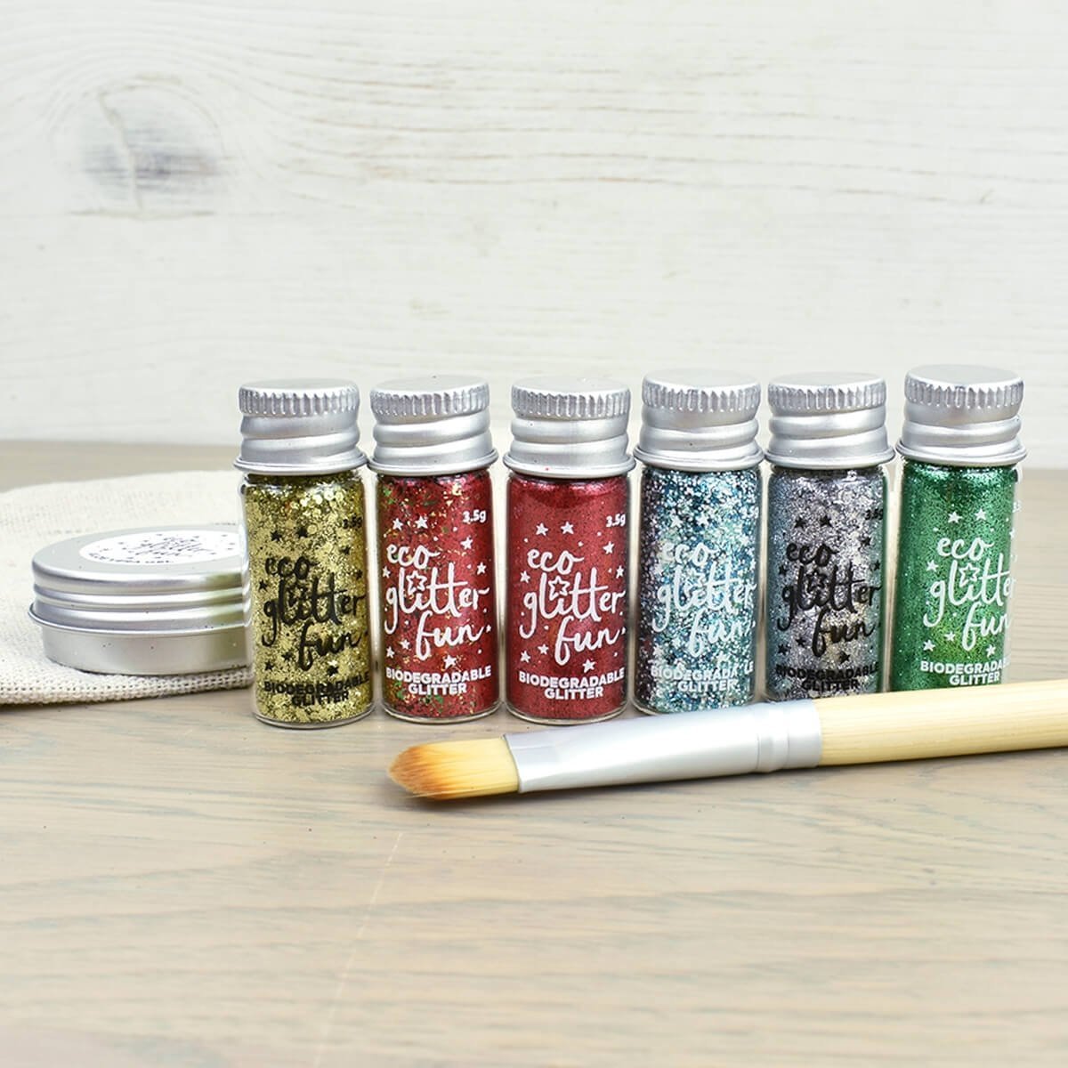 biodegradable Christmas glitter set 