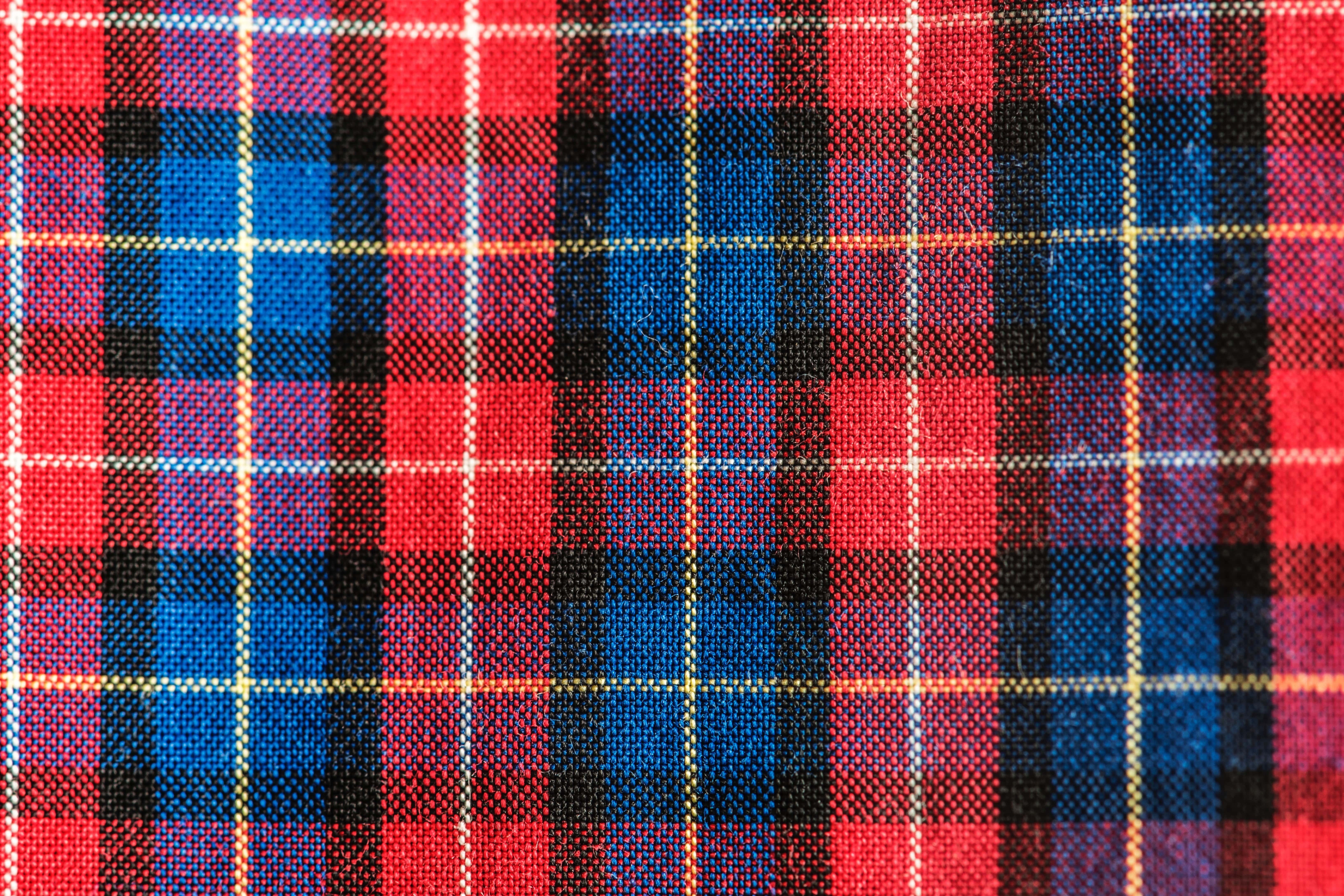 blanket checkered close up 827056