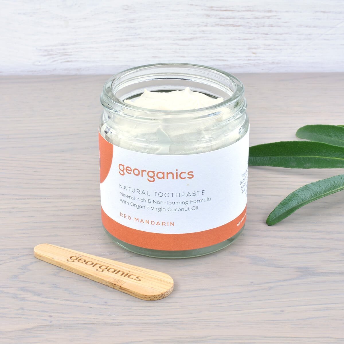 red mandarin natural toothpaste Georganics