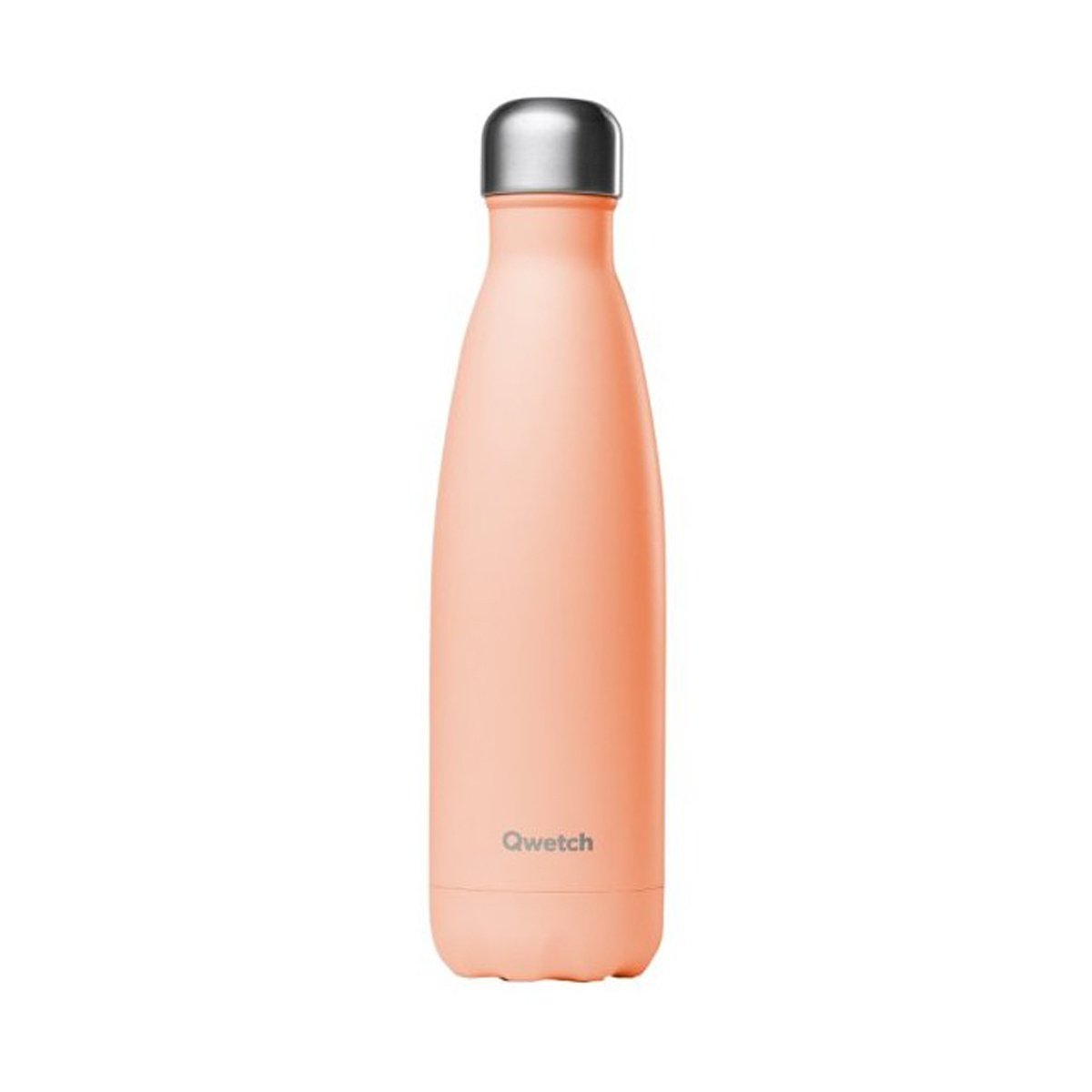 qwetch stainless steel bottle pastel peach