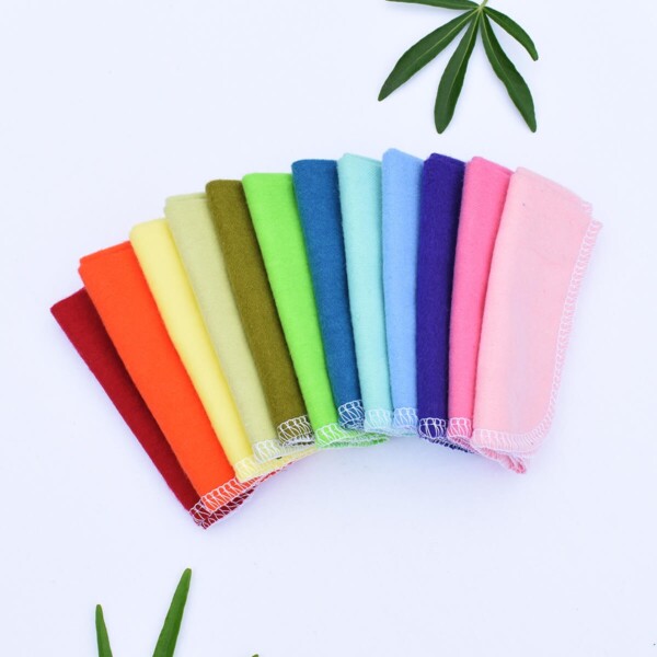 Marley’s Monsters reusable rainbow cloth wipes
