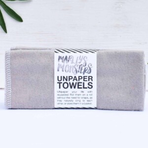 Marley’s Monsters 6 Unpaper Towels Grey