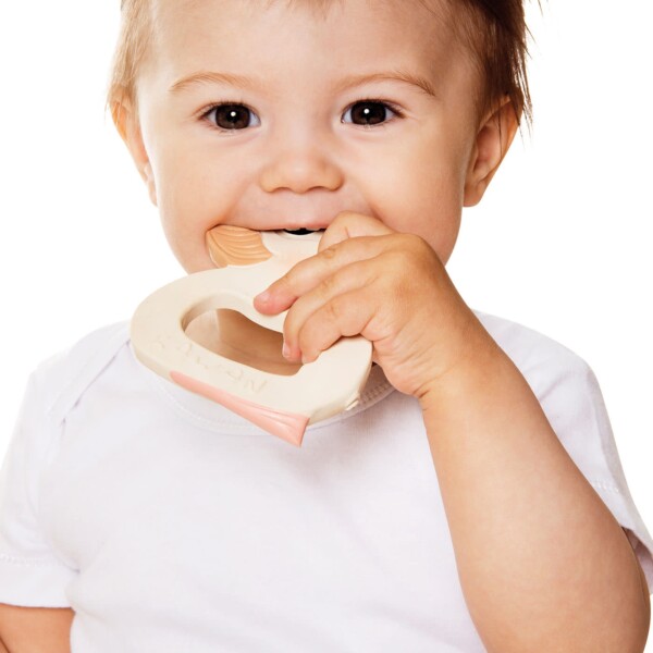 Baby Using Hevea Natural Rubber Duck Teether