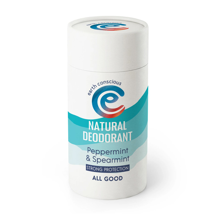 Natural Deodorant Stick - Mint & Spearmint Strong Protection - 90g