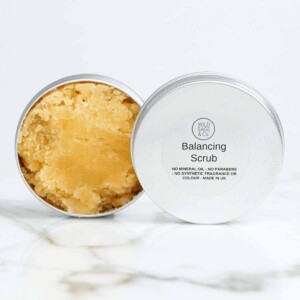 Wild Sage & Co Balancing Salt Scrub and Tin