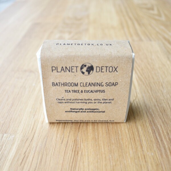 planet detox, Bathroom Cleaning Soap Bar, bathroom cleaner, soap bar, antibacterial, anti bacterial, bathroom, multi purpose cleaner, natural, plastic-free, handmade, bio-degradable, vegan-friendly,