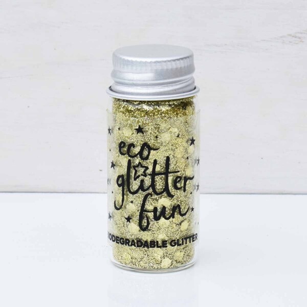 Eco Glitter Fun Golden Disco Ball Eco Glitter