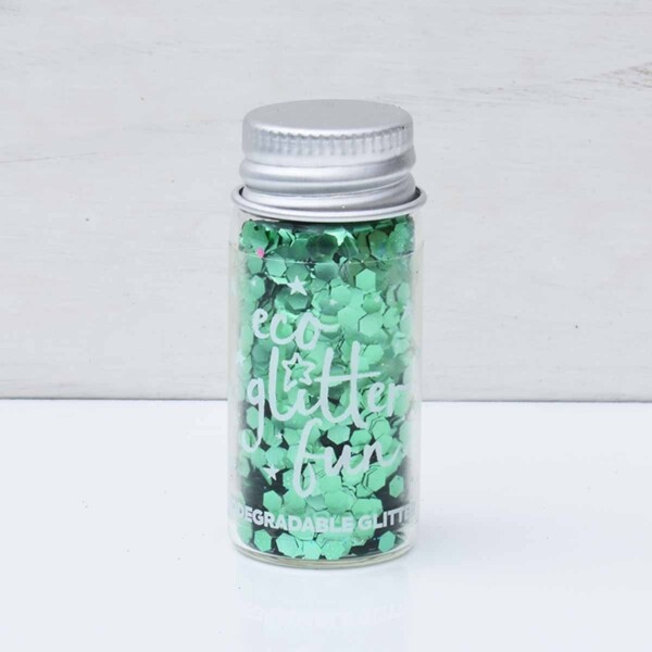 Eco Glitter Fun Chunky Verde Green Eco Glitter