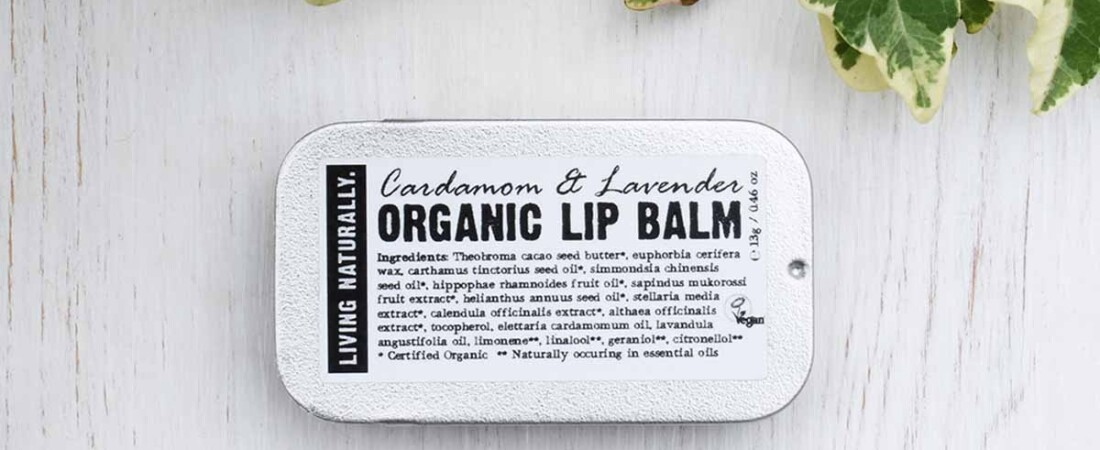 Living Naturally organic lip balm