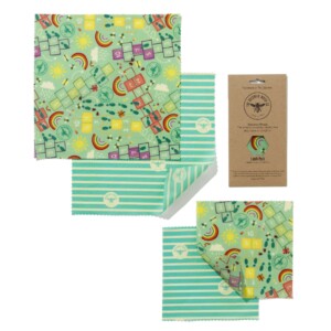 The Beeswax Wrap Co Beeswax Wraps Children's Lunch Pack