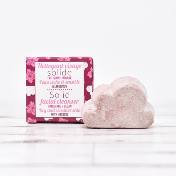 Hibiscus Solid Facial Cleanser - Dry & Sensitive Skin