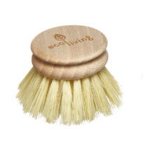 Natural Bristle Dish Brush Head - Replacement