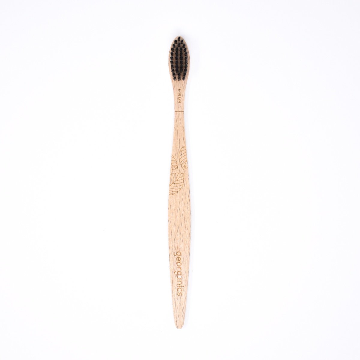toothbrush with black bristles