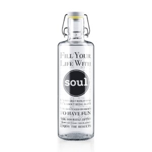 Soul Fill Your Life With Soul Glass Water Bottle