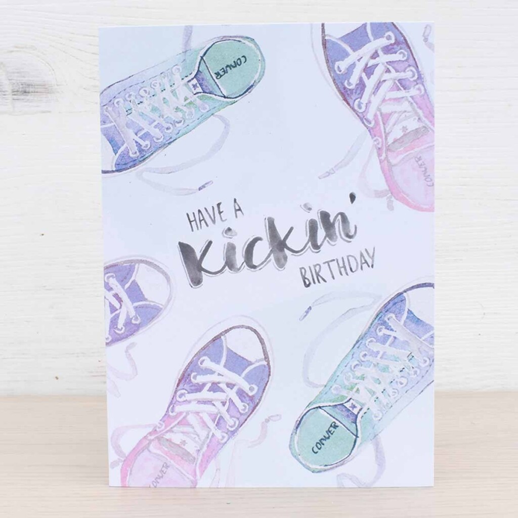 Eco-friendly Greetings Card ‘Have A Kickin Birthday’ - A6