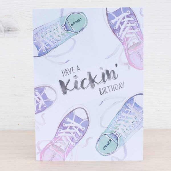 Stefanie Lau Eco-friendly Greetings Card Have A Kickin Birthday