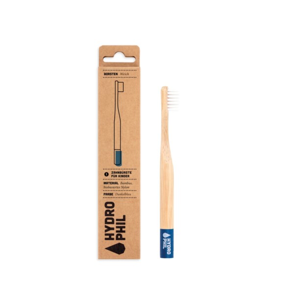 Children's Bamboo Toothbrush - Blue