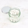Peace with the wild Toothpaste tablets , dental care, dental hygiene, vegan friendly, toothpaste tablets, Denttabs , denttabs jar open,