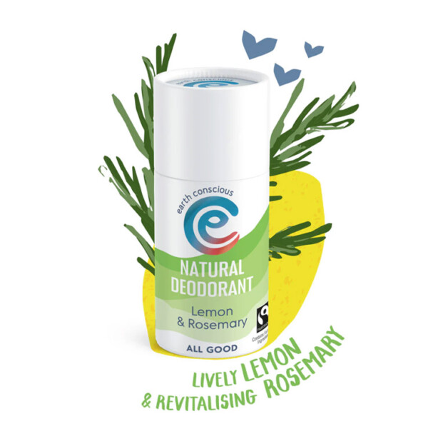 Natural Deodorant Stick - Lemon & Rosemary - Image 2