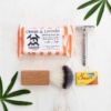 Mutiny Safety Razor Kit With Orange & Lavender Shaving Soap, Shaving Brush And Blades