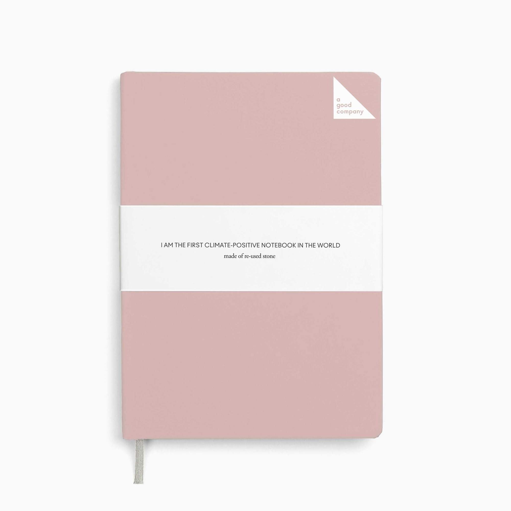 notebook dusty pink a5 agoodcompany