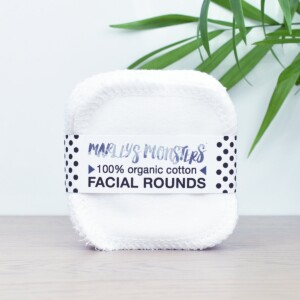 Marleys Monsters Organic Cotton Facial Rounds in Packaging