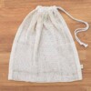 A Slice of Green Large Organic Cotton Net Produce Bag With Drawstring Close