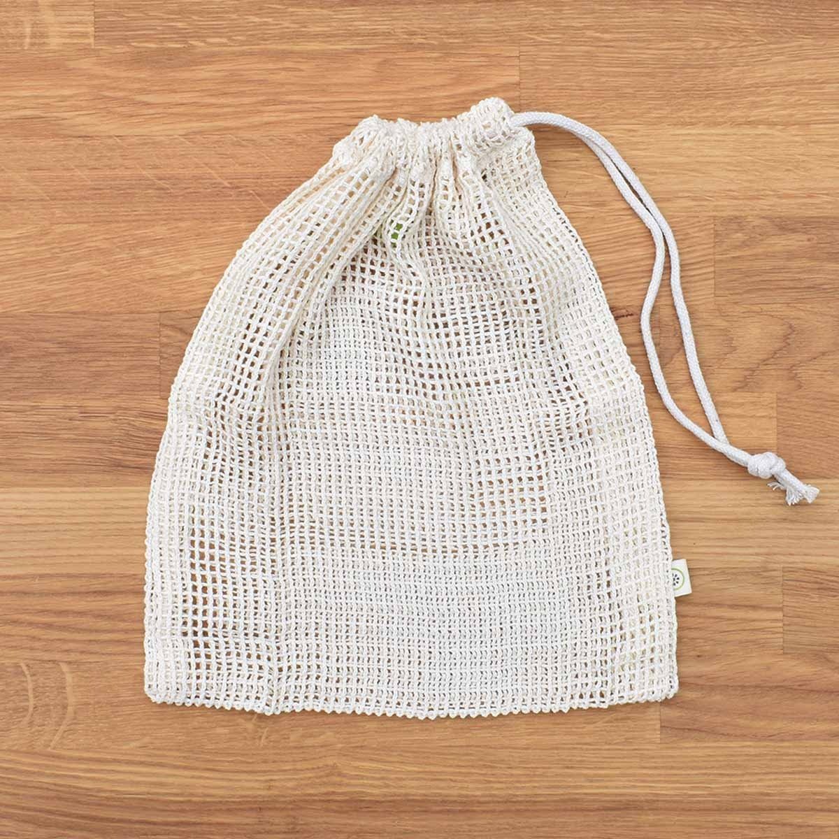 Organic Cotton Net Produce Bags 3 Pack