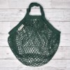 Turtle Bags Green Short Handle Organic Cotton String Bag