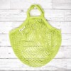 Turtle Bags Lime Short Handle Organic Cotton String Bag