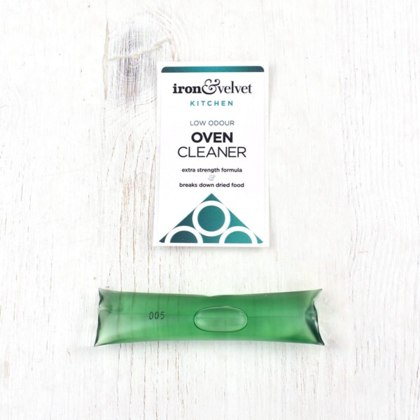 iron and velvet, iron & velvet, oven cleaner, oven cleaner sachets, plastic free,