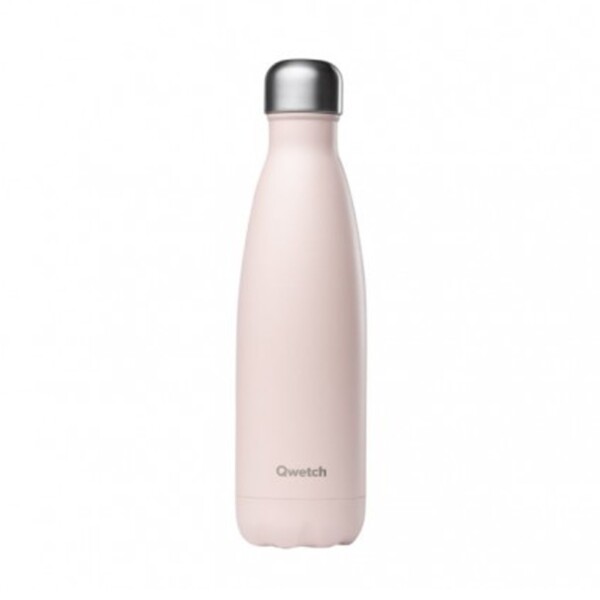 Qwetch Pastel Pink Stainless Steel Bottle