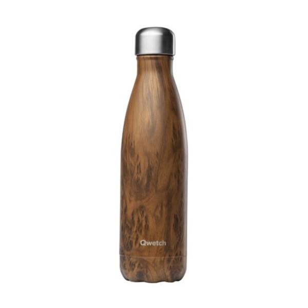 Qwetch Wood Stainless Steel Bottle