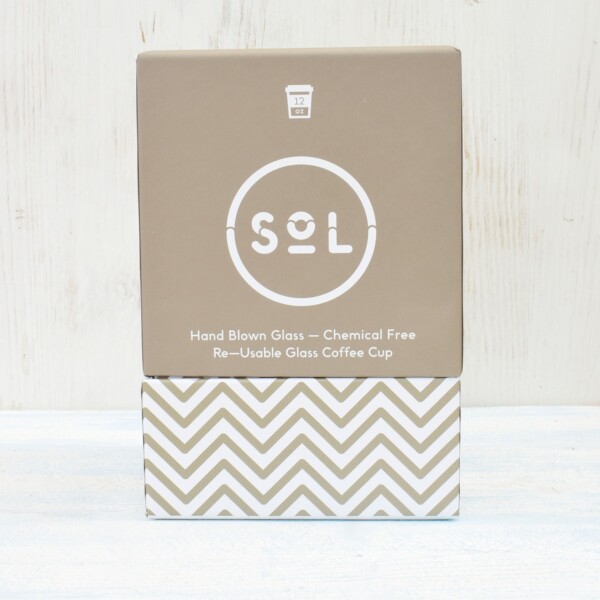 Sol Seaside Slate Glass Coffee Cup Box