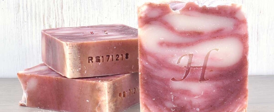 Hatton rose & geranium collection natural soap bars