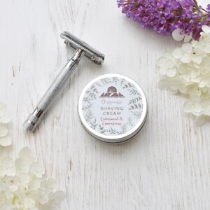 safety razor and peace with the wild shaving cream