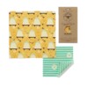 The Beeswax Wrap Co Beeswax Wraps Small Kitchen Pack Beehive Print