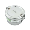 A Slice of Green 2 Tier Round Stainless Steel Lunch Box