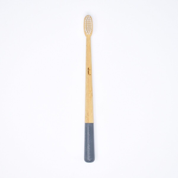 truthbrush, Bamboo Toothbrush ,grey ,Soft Bristles, toothbrush, Biodegradable , compostable,