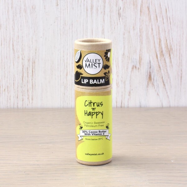 Valley Mist Citrus 'n' Happy Beeswax Lip Balm