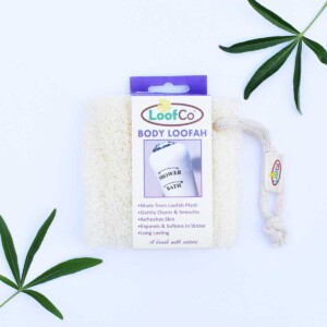 LoofCo Vegan Body Loofah With Packaging