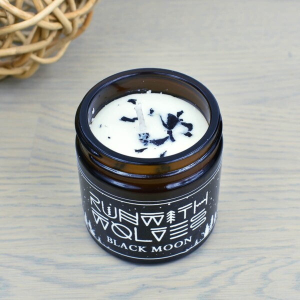 Run With Wolves Black Moon Soy Wax Candle 60ml